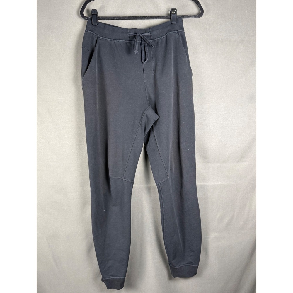 Lululemon City Sweat Jogger Men Size M Black French Terry Tapered Sweatpants